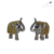 Gold & Silver coated Elephant
